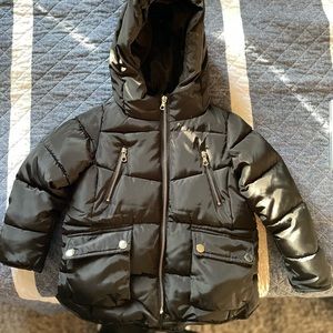 ZARA kids girls winter dawn alternative jacket coat 5 years 110cm black